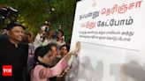 Chennai Corporation launches campaign to improve women’s safety in public places | Chennai News - Times of India