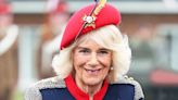 Queen Camilla Makes Debut with Her Dad's Military Regiment in Special Brooch from Queen Elizabeth's Collection