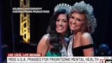 Miss USA praised for prioritizing mental health