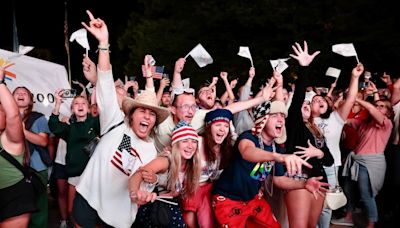 Thousands in Washington Square as Utah and Salt Lake get the Games