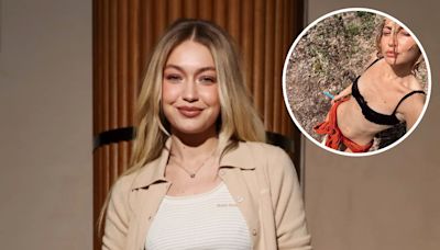 Gigi Hadid Flaunts Bare Abs in Bikini Top During Birthday Trip With Bradley Cooper