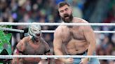 Eagles Jason Kelce and Lane Johnson prepped for Wrestlemania appearance in South Jersey