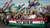 Orbán stages a 'peace march' in Hungary in a show of strength before European Parliament election