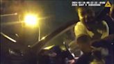 Bodycam shows cop cling to car door as driver flees in tragic stop