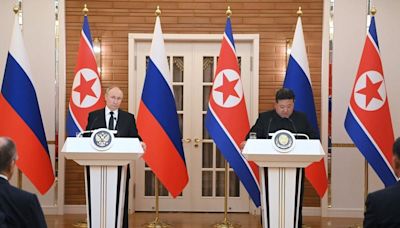 Kim Jong-un y Vladimir Putin firman un acuerdo de asociación estratégica - La Tercera