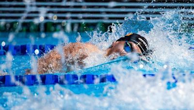 Wexford swimmer Evan Bailey in action in 200m freestyle at European Aquatics Championships