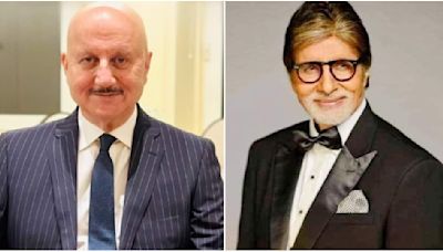 When Anupam Kher was left surprised by Amitabh Bachchan wearing jacket and shawl in extreme heat; here's what happened