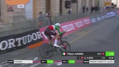Filippo Ganna vuela en la primera crono del Giro de Italia - MarcaTV