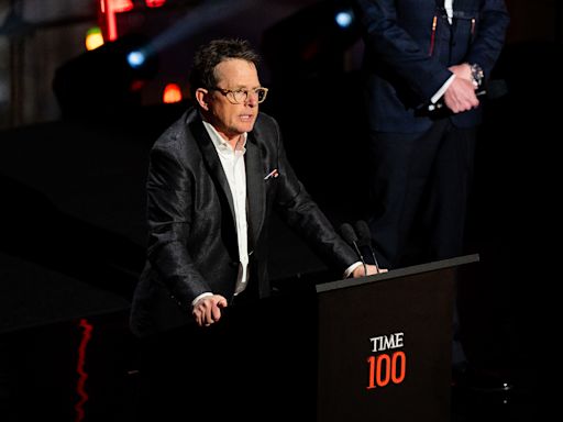 Michael J. Fox Accepts Impact Award at the 2024 TIME100 Gala