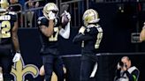 Saints convert Alontae Taylor's pick into a TD with a highlight-reel catch by Chris Olave