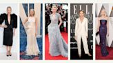 Get inspired by Naomi Watts' best looks, from eye-catching feathered gowns to classic white suits