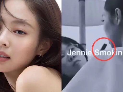 Jennie疑室內吸菸還對人吐菸 公司道歉了！