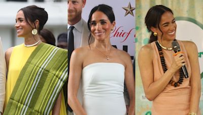 All of Meghan Markle’s Nigeria Tour Looks: ‘Windsor’ Maxidress, Altuzarra Suit and More Standout Fashion Moments