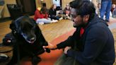 Barks at the Parks: Emotional support dogs help Iowa State students through finals