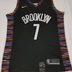 凱文·杜蘭特(Kevin Durant）NBA籃網隊球衣 7號 城市版