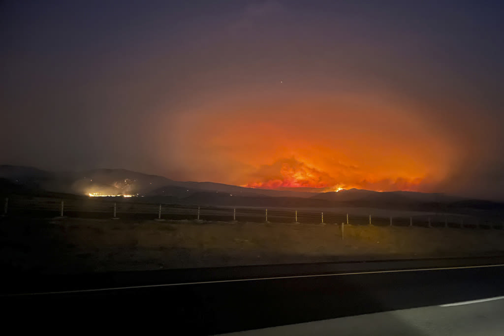 Oregon wildfire creates its own weather as fires across Northwest burn