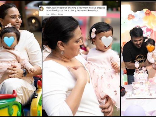 'Fat-shaming a new mom is disgusting: Swara Bhasker drops photos from her daughter's first B'day; gets body shamed; fans come to rescue