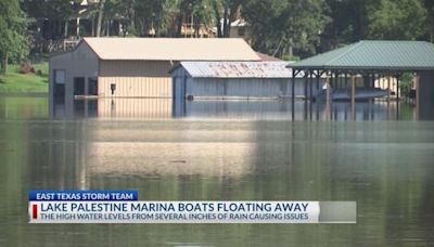 ‘Pray for no more rain’: Lake Palestine boat owners concerned about boats drifting away