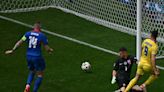Yaremchuk strikes late to complete Ukraine’s comeback win over Slovakia