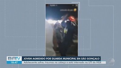 VÍDEO: guardas municipais são suspeitos de agredir adolescente de 17 anos a golpes de cassetete em festa no interior da Bahia