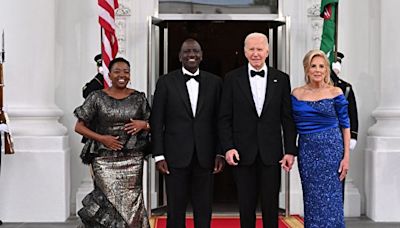 組圖：拜登設國宴款待肯尼亞總統 規模空前