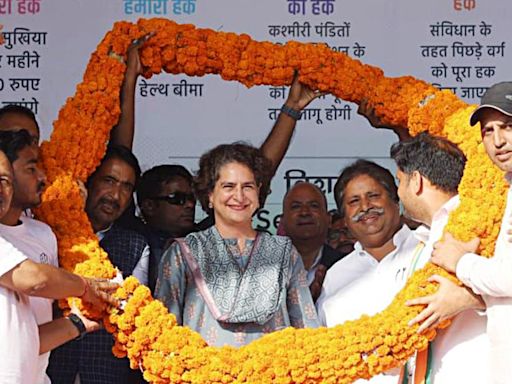 BJP using J&K to stir emotions in rest of country: Priyanka Gandhi