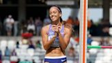 Katarina Johnson-Thompson eyes medal after moving up to second in Budapest