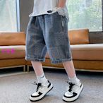 男童短褲夏季兒童牛仔五分褲2022新款韓版寬鬆中大童夏裝休閒五分褲