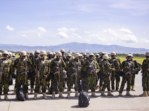 Kenyan police arrive in Haiti as UN-backed contingent prepares to face gangs