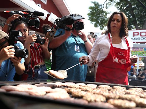 Fact check: Kamala Harris does not want to ban red meat as Trump keeps falsely claiming