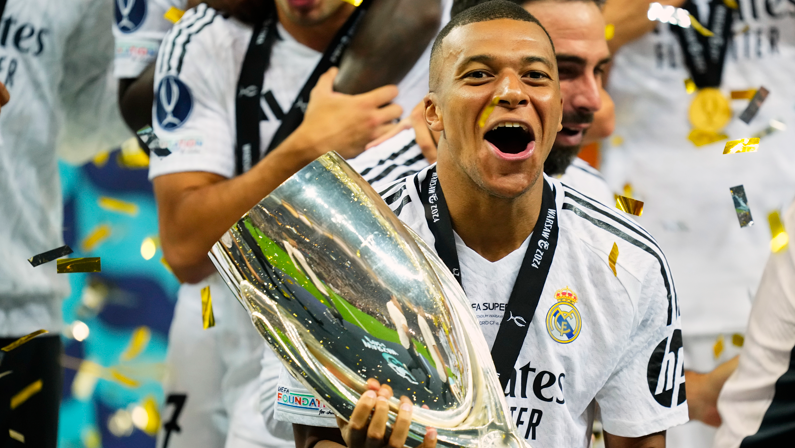 A trophy, a goal and 'no limit' - Madrid's Mbappe era begins