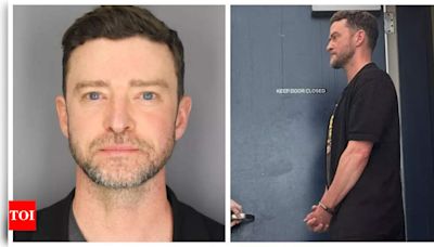 Justin Timberlake's mug shot released post arrest; photo of singer in handcuffs goes VIRAL | - Times of India