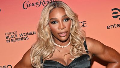 Serena Williams turns heads in figure-hugging black dress for glamorous night out