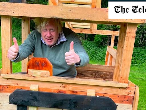 Boris Johnson has wooden fire engine built for son Wilfred’s fourth birthday