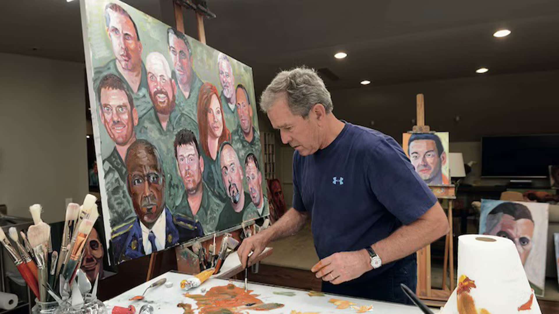President George W. Bush's paintings to go on display at Epcot this summer