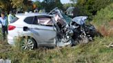 Two injured in Monday crash on Levering Road