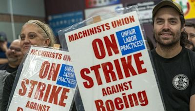 Boeing workers strike as they reject 25% pay rise