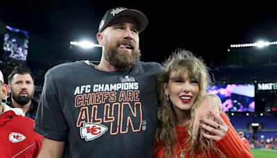 How Taylor Swift and Travis Kelce’s 1st Year of Dating Adds Up: Chiefs Games, ‘Eras’ Shows and More