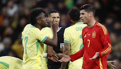 Pitos a Morata, enganchón final con Vinicius y enfado de Luis de la Fuente: "Los oigo y siento vergüenza"