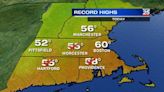 Record warmth Friday following record lows last week