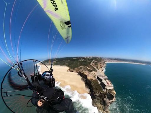 De Viana do Castelo a Sagres: Nico Aubert cruza Portugal en paramotor