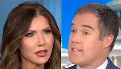 NBC's Peter Alexander Presses Kristi Noem Over Book: 'Why Was That Line Ever' There?