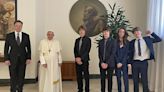 Elon Musk Breaks Twitter Silence to Post Photo of Himself and 4 of His Sons with Pope Francis