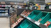 Supermarket shelves left 'desolate' as UK hit by fruit and veg shortages