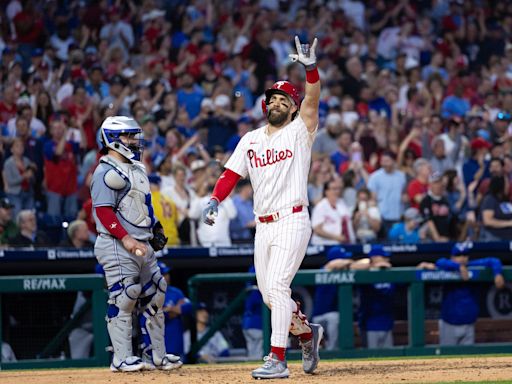 Why grand slamming Bryce Harper, Phillies are loosest, sexiest Brandon Marsh rock band team