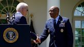 Air Force fighter pilot tapped by Biden to be next Joint Chiefs chairman has history of firsts