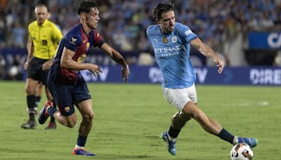 Manchester City y Barcelona igualaron 2-2 ante más de 63,000 fanáticos en Orlando - El Diario NY