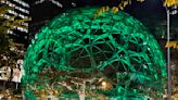 Amazon Spheres go green in support of veterans