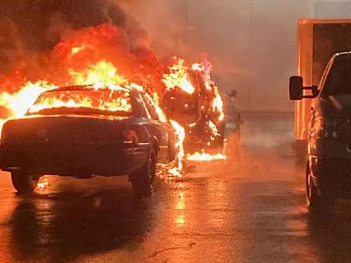 Oregon 'anarchist' group takes credit for burning 15 police cars in 'preemptive' attack