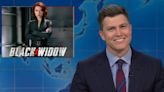 ‘SNL’ Weekend Update: Colin Jost Trolls Scarlett Johansson’s ‘Black Widow’ Via Michael Che-Written Joke